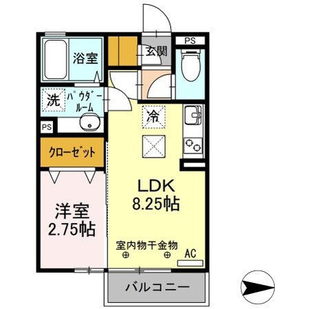 オペラハウス三光町の物件間取画像